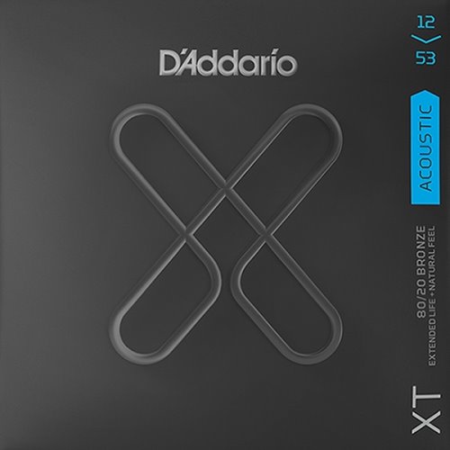 [다다리오]Daddario 어쿠스틱 코팅줄  XT Acoustic 80/20 Bronze Light 12-53