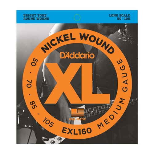 [다다리오]Daddario 베이스기타 스트링   EXL160 Nickel Wound Medium