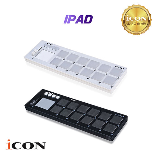[iCON] 미디 패드 컨트롤러 IPAD (BK / WH) 아이패드 Midi Controller