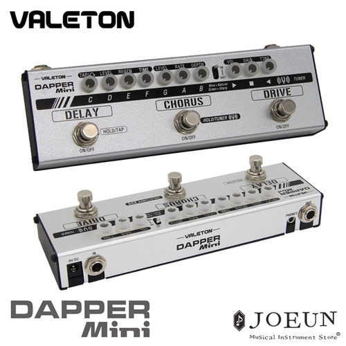 [Valeton] 베일톤 이펙터 Dapper series Mini (MES-1) / 초미니 아날로그 멀티이펙터