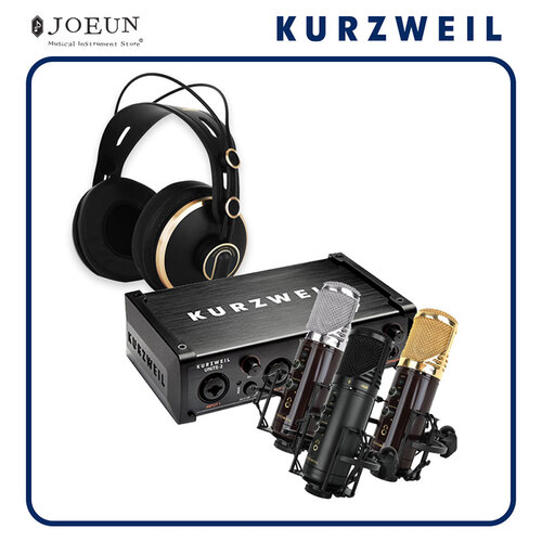 [레코딩 패키지] KM2U 마이크 + HDS1 헤드폰 + UNITE2 오디오 인터페이스( 오인페 )